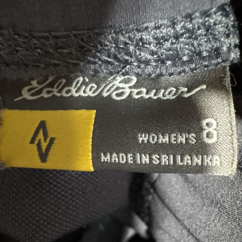 Eddie Bauer Womens Cargo Pockets Pull On Pants Size 8 Gray Casual Active - Picture 6 of 7